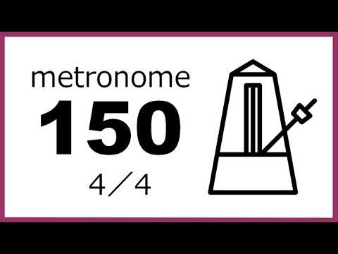 メトロノーム｜テンポ・BPM150｜4/4拍子