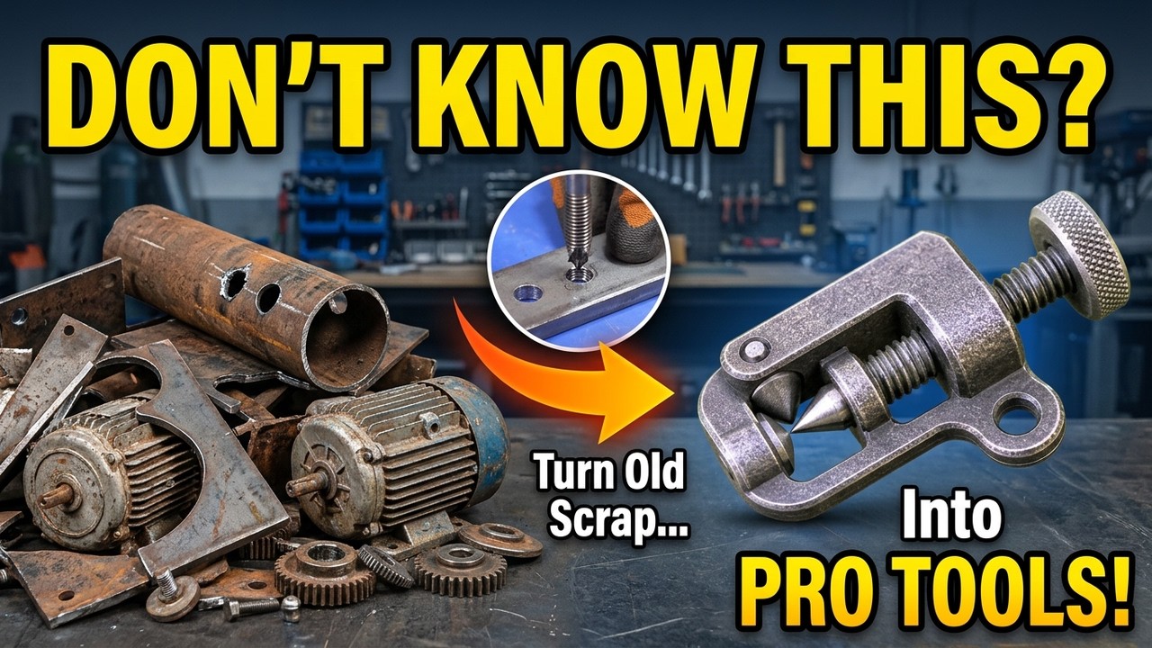 Millions of People Don’t Know This! Turn Old Scrap Metal Into Pro Tools