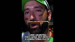 Algeria Fans Reacted To The Ultimate GOAT Masterclass! 🤯🇩🇿
