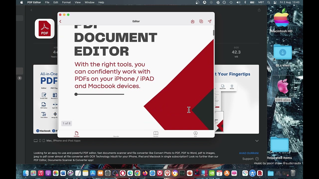 Foxit PDF Editor & eSign Docs - Mac App Store (Basic Overview)