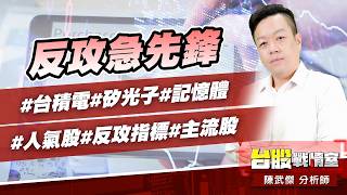 反攻急先鋒#台積電#矽光子#記憶體#人氣股#反攻指標#主流股｜小武哥投資事務所｜陳武傑 (圖)