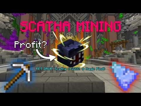 ItsKoray - How to Scatha Mine in Hypixel Skyblock (PROFIT)