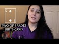 2 Of Spades Birth Card