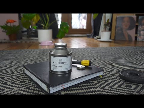 How to open and remove inner lid of A. S. Handover Gold Leaf Size