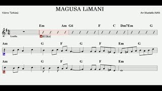 MAGUSA LİMANI--Em--(Play Along)--:FluteObuaKeyboa