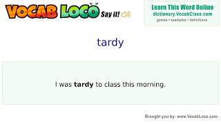 Video thumbnail for tardy