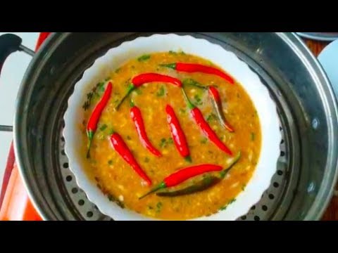 Cooking Cambodian Traditional Food - Chopped Pork With Fish Paste And Eggs Video