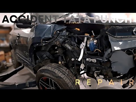 Thumbnail for Accident Tata Punch | Car repair process @Cardentingprakash #automobile by Tata Punch