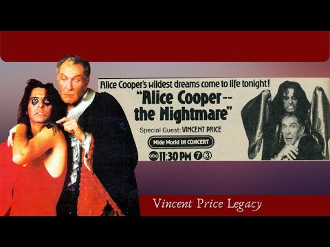 Alice Cooper's The Nightmare (1975) | Vincent Price introduces The Black Widow