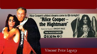 Alice Cooper&#39;s The Nightmare (1975) | Vincent Price introduces The Black Widow