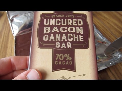 Trader Joe's Uncured Bacon Ganache Chocolate Bar Review