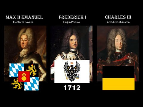 Timeline of rulers of Bavaria, Prussia/Germany and Austria (1525 - 2024)