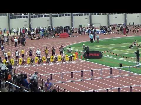 2023 Indoor State Championships   Boys 60m Hurdle Prelims Heat 2
