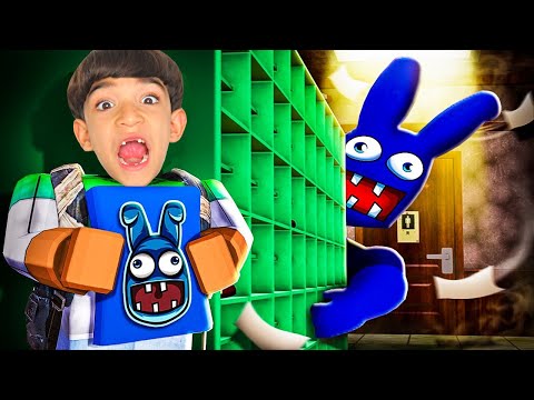 ROBLOX - FICAMOS PRESOS NA ESCOLA DO BANGUELA AZUL COELHO AZUL DO MAL no Mo’s Academy