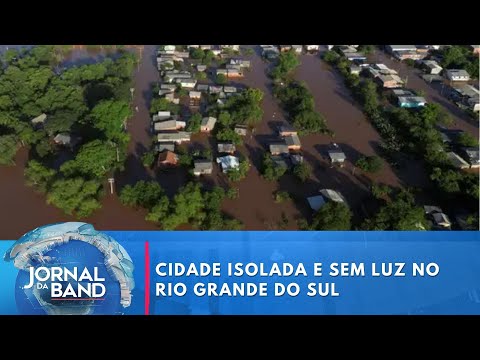 Chuvas no Rio Grande do Sul: cidade de Guaíba está isolada e sem luz | Jornal da Band