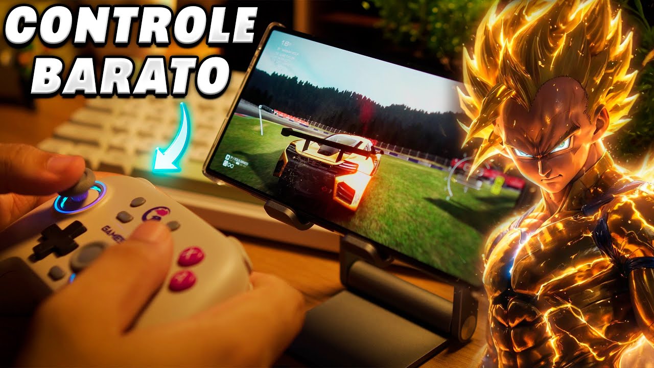 100 REAIS!!  CONTROLE BOM e BARATO Anti-DRIFT para Android/PC - Gamesir Nova/Lite