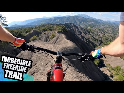 RIDING AN INCREDIBLE MTB FREERIDE TRAIL IN FRANCE!