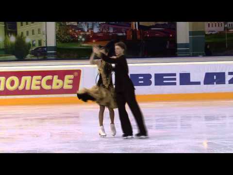 13 K. KAUNATSKAIA / Y. LUKOUSKI (BLR) - ISU JGP Minsk 2013 Junior Ice Dance Short Dance