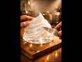 Whipped Cream ASMR Glass Cutting Asmr Glasscutting Asmrtingles Glasssounds Satisfying