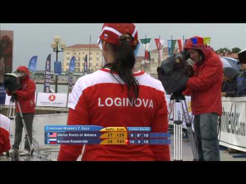 USA v Russia – compound women's team gold | Porec 2010 Archery World Cup S1