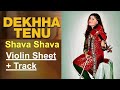 Dekha Tenu Pehli Pehli Say Shava Shava For Violin Backing Track Bollywood Song