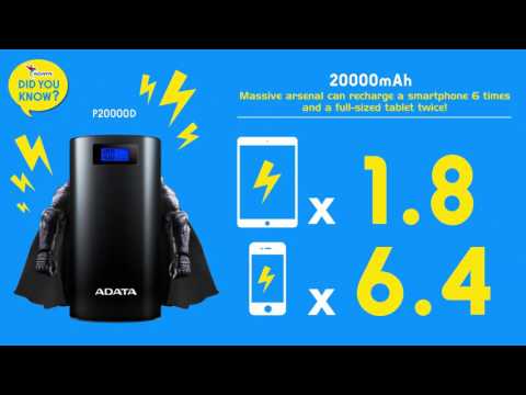 Batería Portátil Adata 20000 mAh