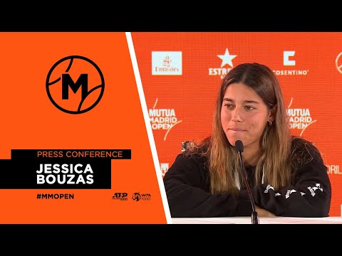 Rueda de prensa con Jessica Bouzas // MUTUA MADRID OPEN 2024