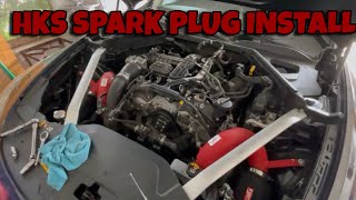 KIA STINGER HKS SPARK PLUG INSTALL