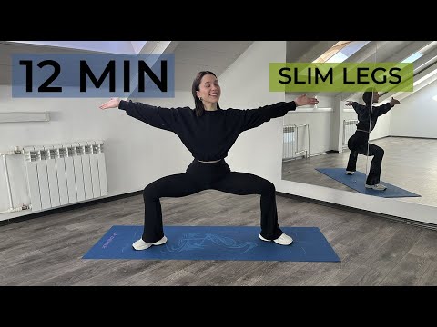 12 MIN. SLIM LEGS WORKOUT + FAT BURN - thighs, hamstrings & booty // lower your body focus
