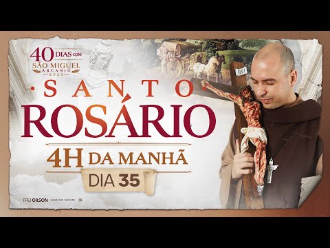 Santo Rosário | 40 Dias com São Miguel Arcanjo 2025 | 03:40 | 23/09 | 35° Dia | Live Ao vivo