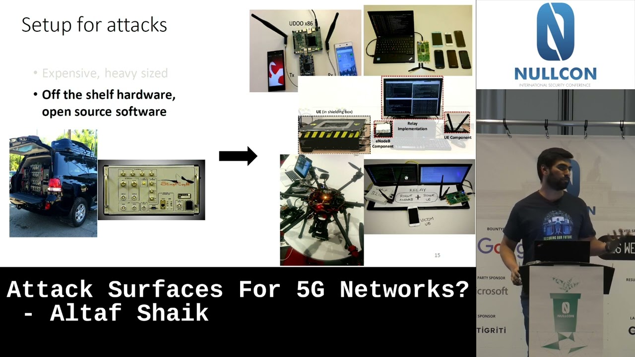 Attack Surfaces For 5G Networks? by Altaf Shaik | Nullcon Berlin