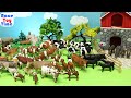 Cow and Farm Animal Toys Figurines Collection