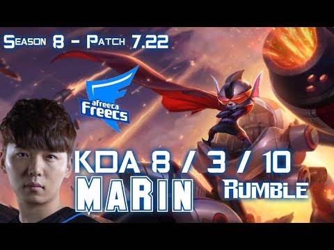 AFs MaRin RUMBLE vs KARMA Top - Patch 7.22 KR Ranked