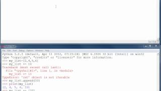 Chapter 7: Appending to a List