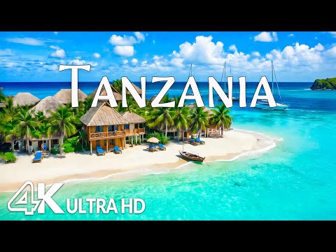 Wonder of Tanzania 4K – Zanzibar Beaches, Golden Sands & East African Paradise | Relaxing Music