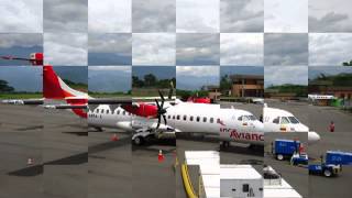 preview picture of video 'Llegada del ATR 72 de Avianca a Armenia'