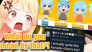 Kanade Gets Offended by a Fan's Comment About Her Shupi-chan on X [Hololive]