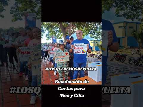 recolección de cartas en Píritu. #Falcón #MaduroNoEstáSolo #LosQueremosDeVuelta #BringThemBack