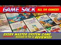 Every Sega Master System Game Released In The US REVIEWED