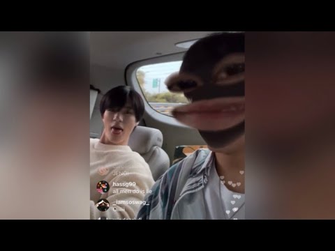 Mark Instagram Live ft Jeno, Renjun