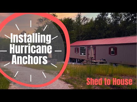 Hurricane Anchors / Mobile Home Anchors / Tie Downs for Shed to House