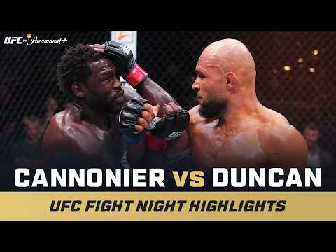 Video: UNANIMOUS DEC 😯 | Jared Cannonier vs. Christian Leroy Duncan | UFC Fight Night Mini Fight Highlights