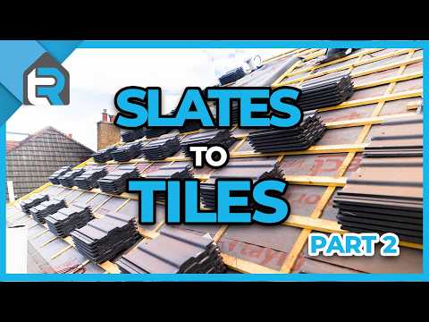 Slates to Tiles, Part 2: Tiling, Vents & Finishing Touches