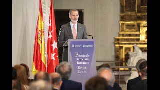 Palabras de Su Majestad el Rey en la entrega de la IX edición del Premio de Derechos Humanos Rey de España