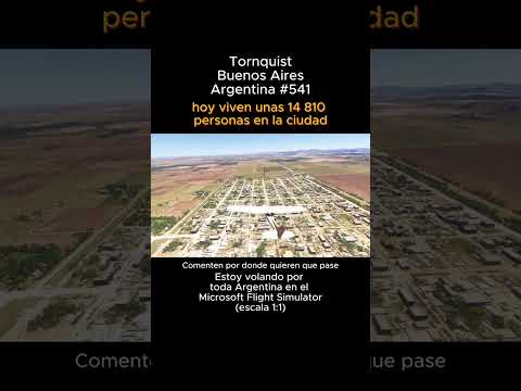 Tornquist, Buenos Aires desde el Microsoft Flight Simulator #tornquist #buenosaires #msfs #joaha45