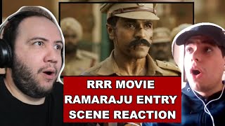 RRR Movie Ramaraju Entry Scene Reaction | The Fire! | Ram Charan | SS Rajamouli  | Producer Reacts