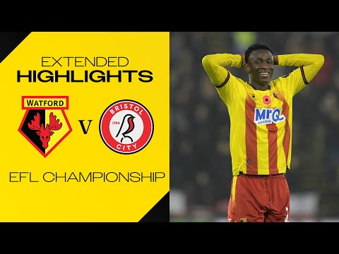 Watford 1-1 Bristol City | Extended Highlights