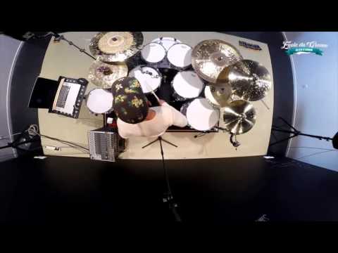 JP Bouvet - Drum Solo at Ecole Du Groove, France