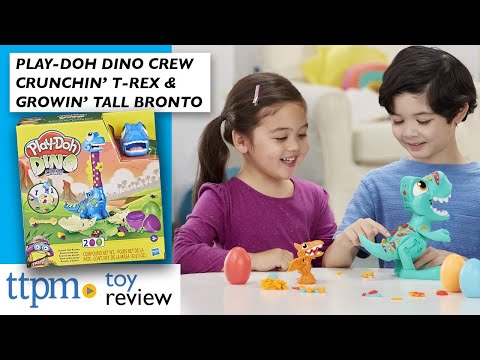 Hasbro Play-Doh plastelinas, valgantis dinozauras (F1504)