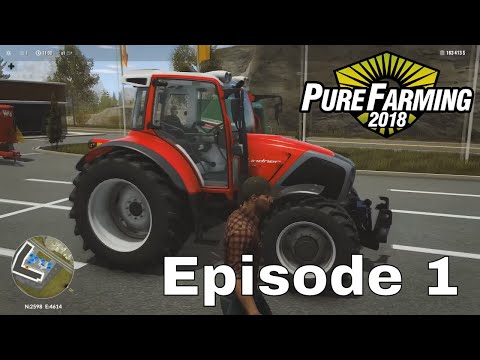 Pure Farming 2018 - Episode 1 - the Montana Farm and Some cool DLC